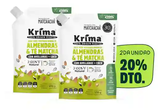 Combo Matcha Lover - 2 Bases Para Leche De Almendras Té Matcha