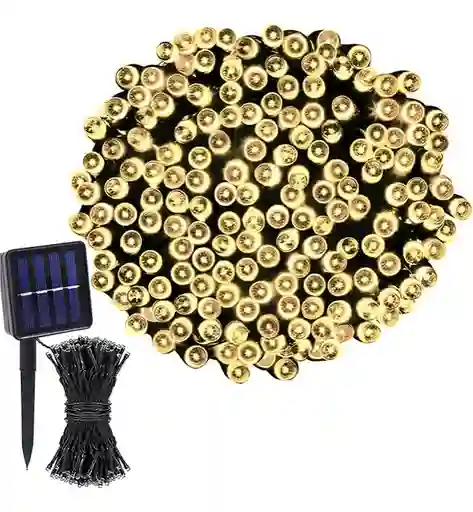 Cadena Luces De Solar, 20m 200 Led, 8 Modos Luces Solare