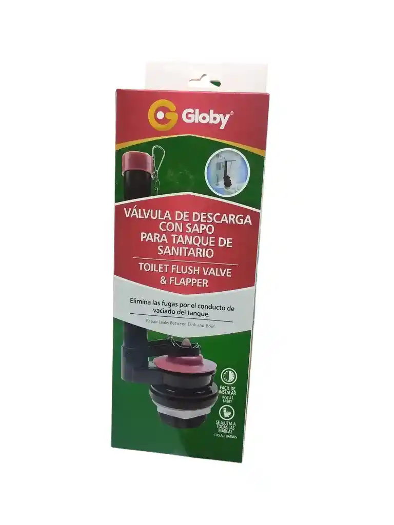 Valvula De Descarga Globy Con Sapo Para Tanque Sanitario