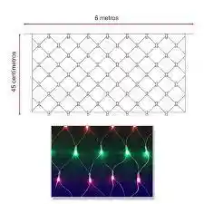 Instalacion Luces Led Navidad Cenefa X6 Metros Multicolor