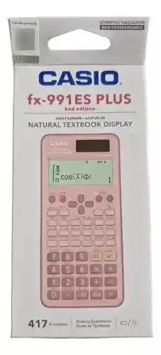 Calculadora Casio Fx-991 Es Plus 2da Edición Original Color Rosado