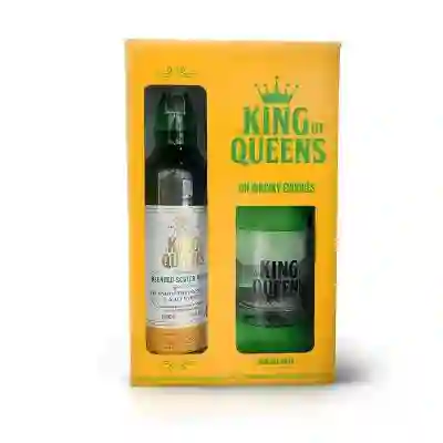 King Of Queens Whisky Blended + Vaso