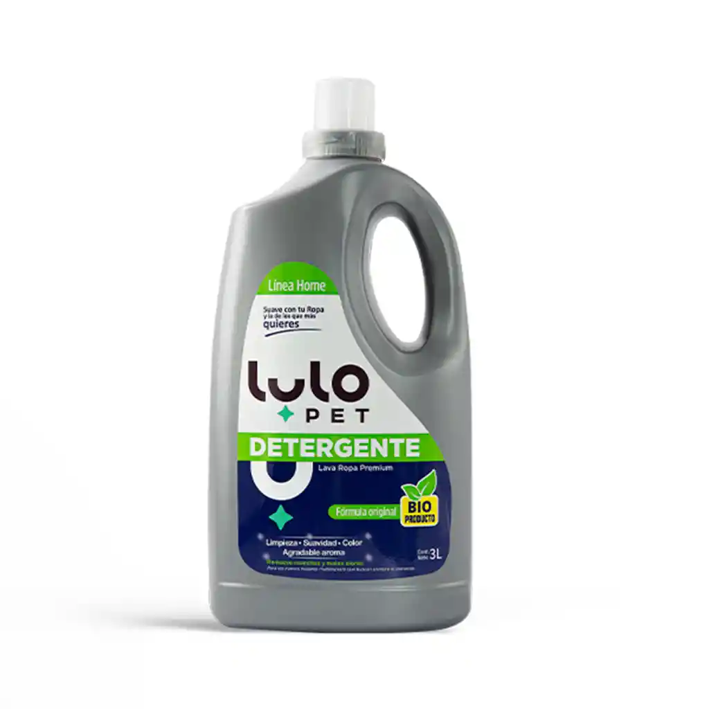 Detergente Lava Ropa Premium Lulopet 3lt