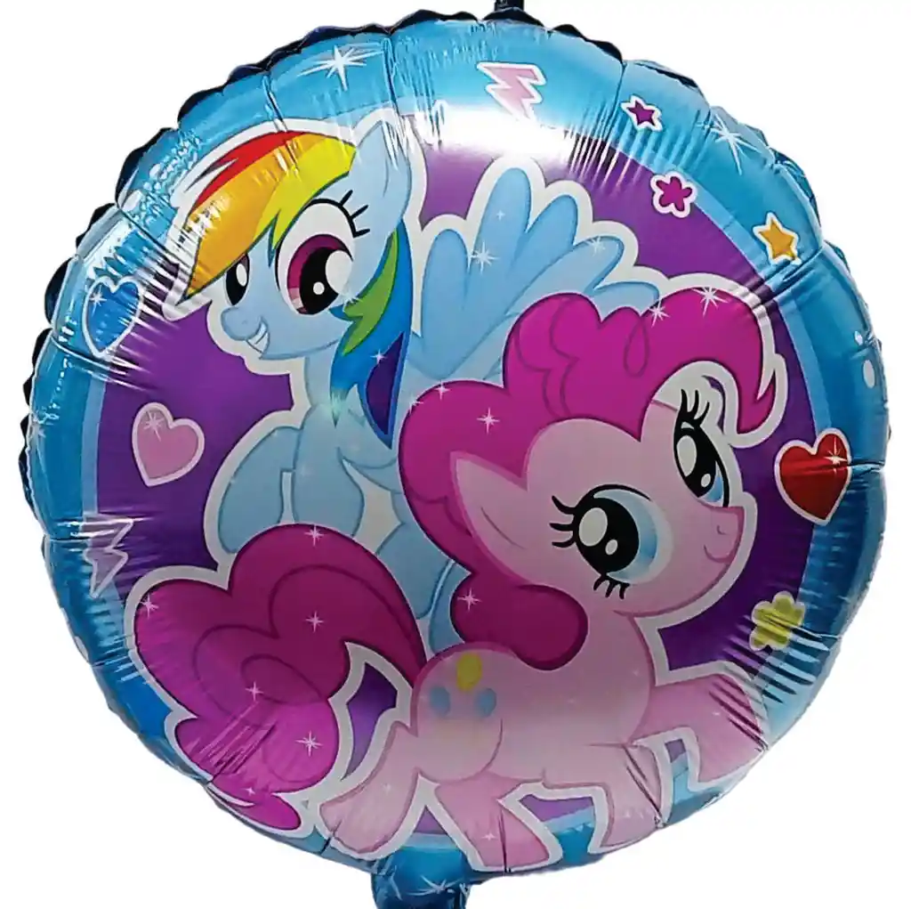 Globo Metalizado De Pony De 45 Cm