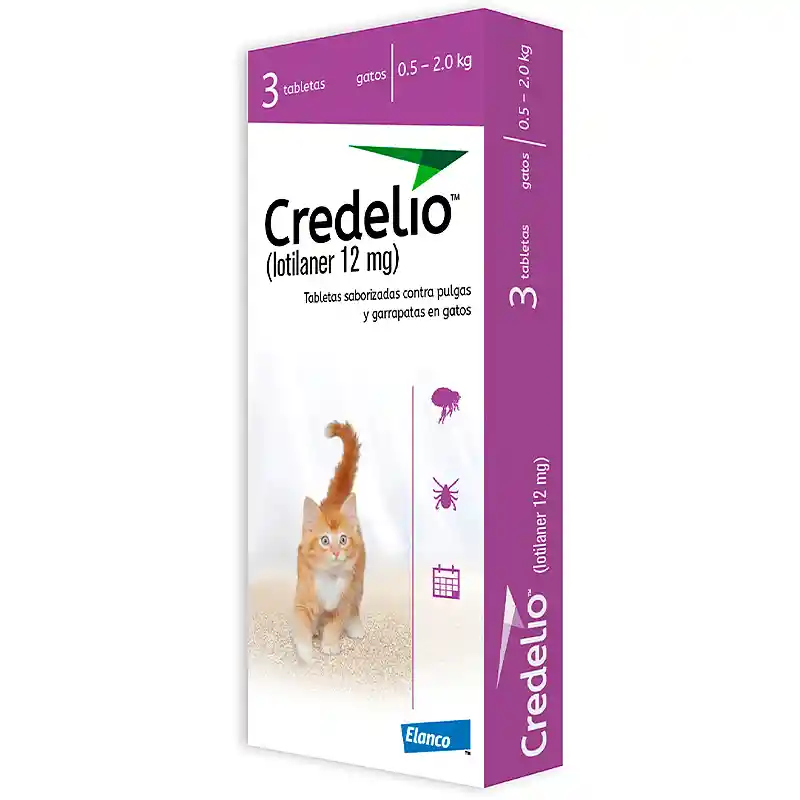 Credelio Gato 0.5 - 2 Kg 1 Tableta