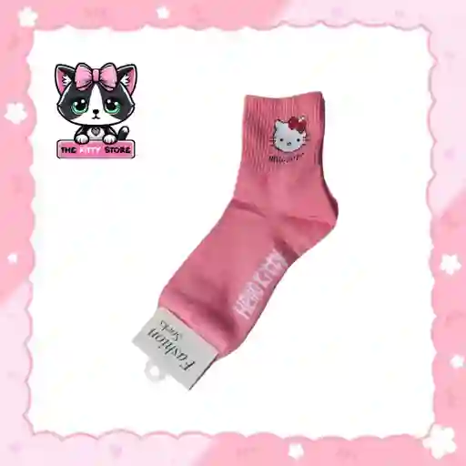 Medias Kitty Rosa.