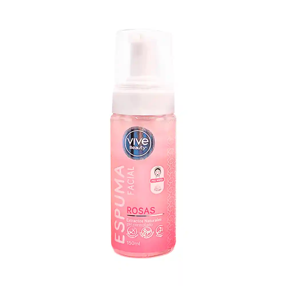 Jabón Facial Espuma Rosas 150 Ml