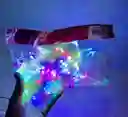 Luces De Navidad Lineal X200 Led Colores Sin Continuacion Cable Transparente