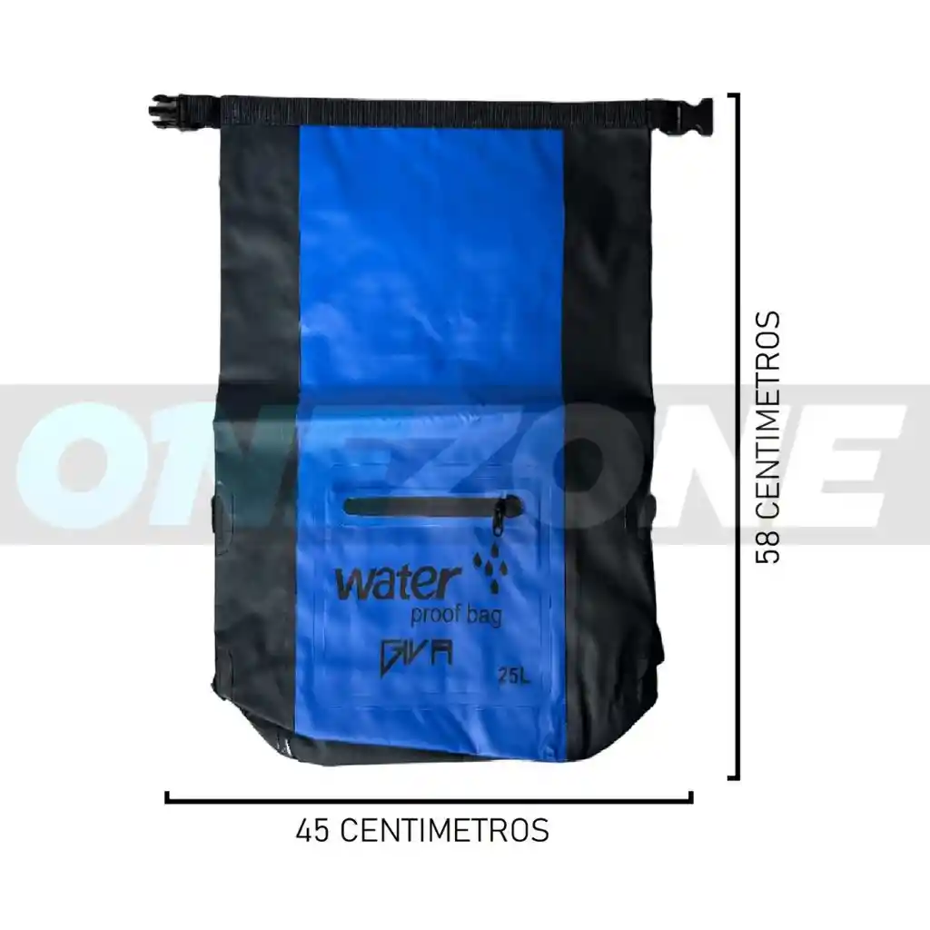 Morral Impermeable Gvs 25-litros Water Proof Bag/ Azul-rey