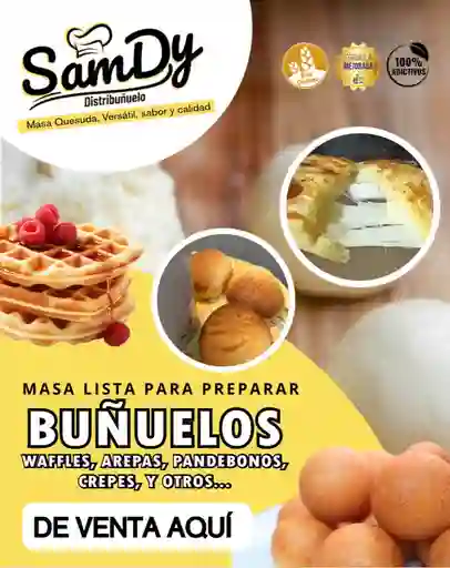 Masa De Buñuelo Quesuda Versátil Por Kilo - Congelada