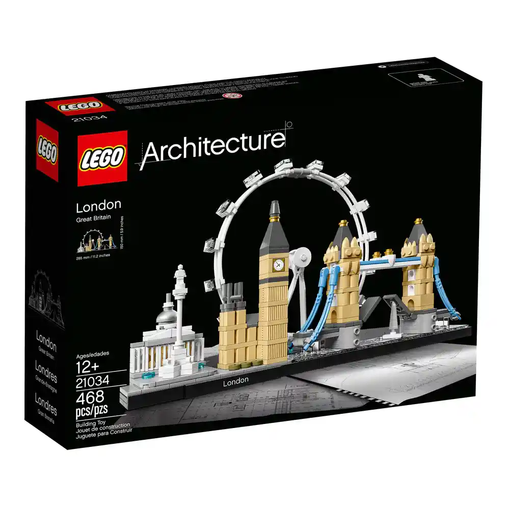 Lego Set De Construcción Londres 468 Piezas Adulto Original