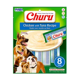 Churu Cremoso Para Perro De Pollo Con Receta De Atun X8uni