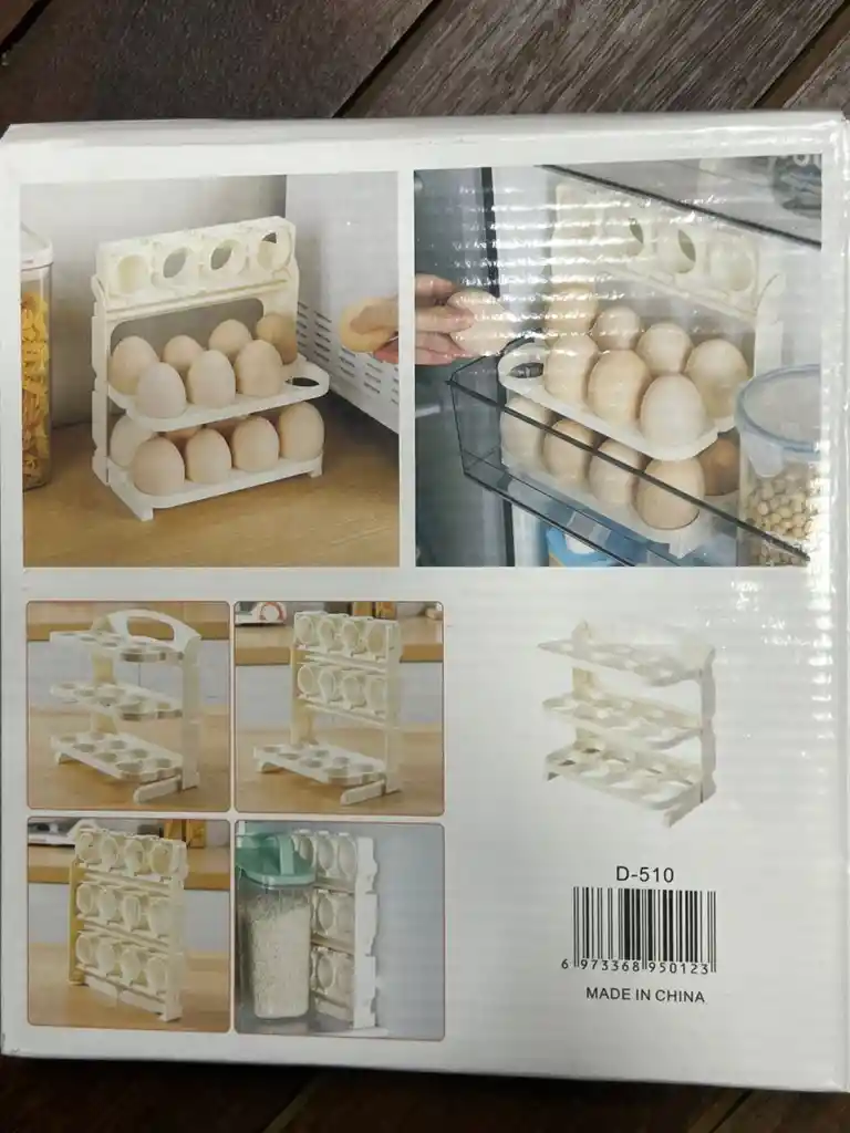 Organizador De Huevos De Gran Capacidad Para Refrigerador