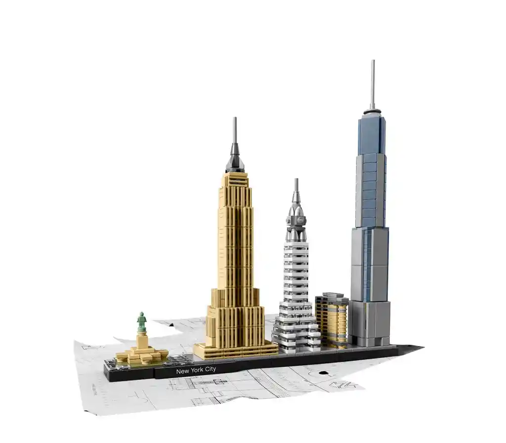 Lego Set De Construcción Nueva York 598 Piezas Adulto Original
