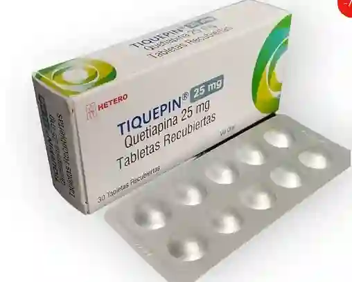 Tiquepin 25 Mg (quetiapina) Caja X 30 Tab