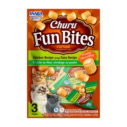 Churu Fun Bites Para Gatos De Pollo Y Receta De Atun X3uni