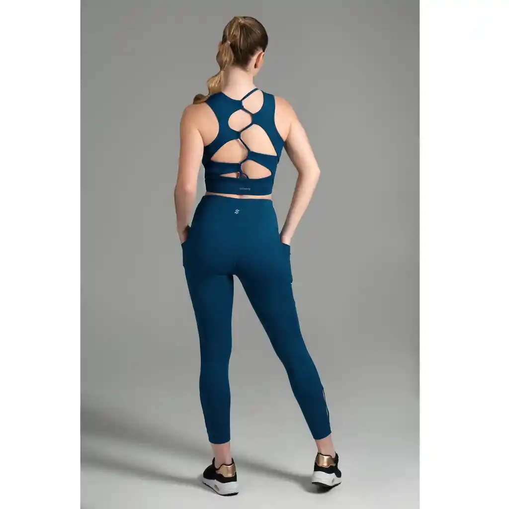 Ultimate Top Sport Mujer Oil Blue - S