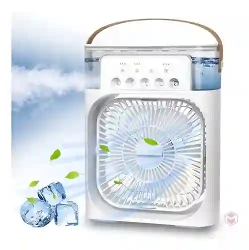 Ventilador Enfriador Humidificador Led Difusor Aroma Cantidad De