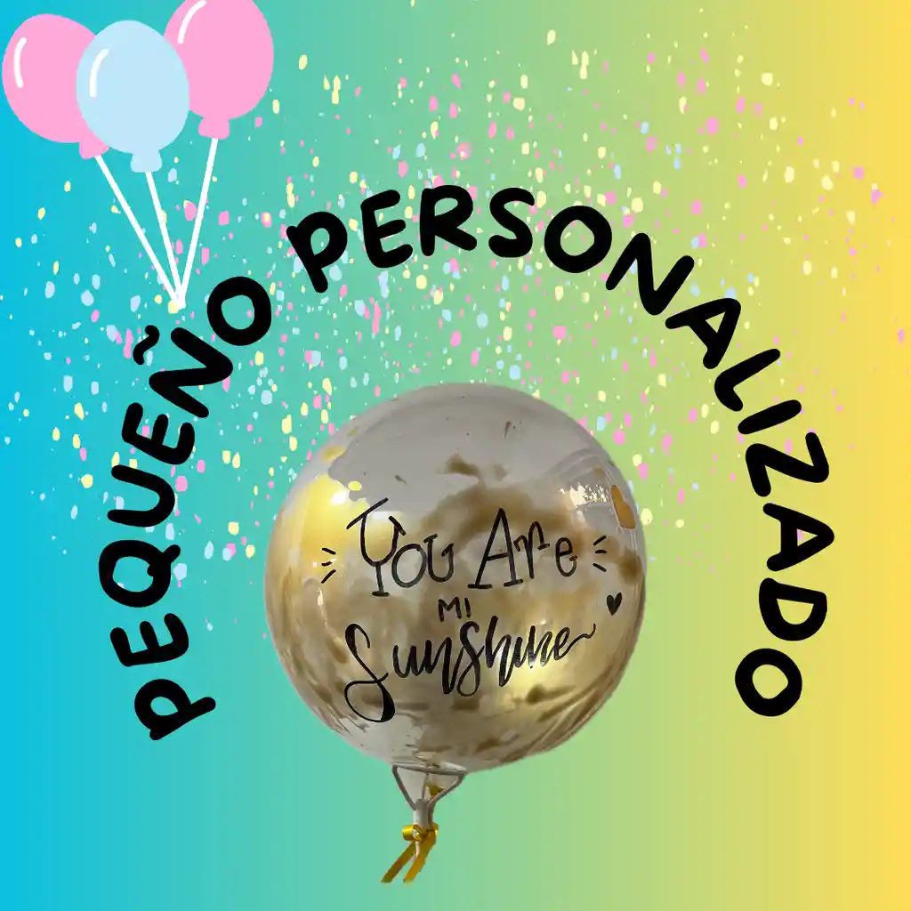 Globo Pequeño R12. Personalizado