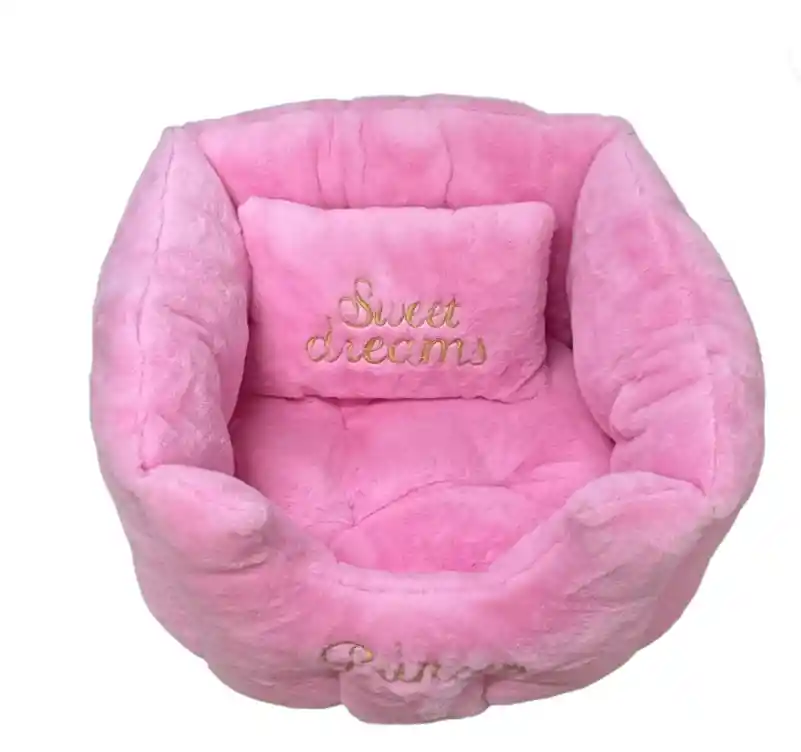 Cama Rosada Cuadrada Sweet Dreams Talla M