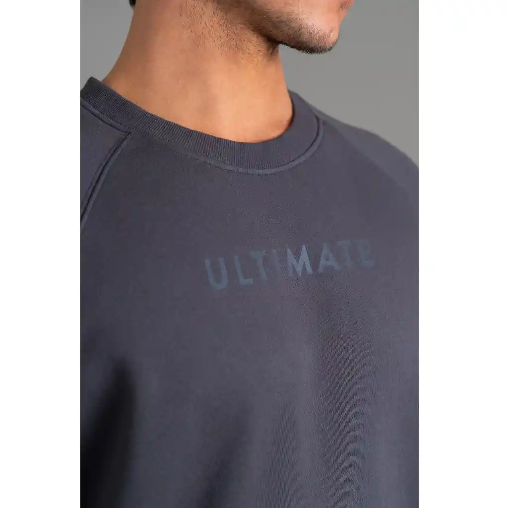 Ultimate Crew Raglan Hombre Dark Grey - S