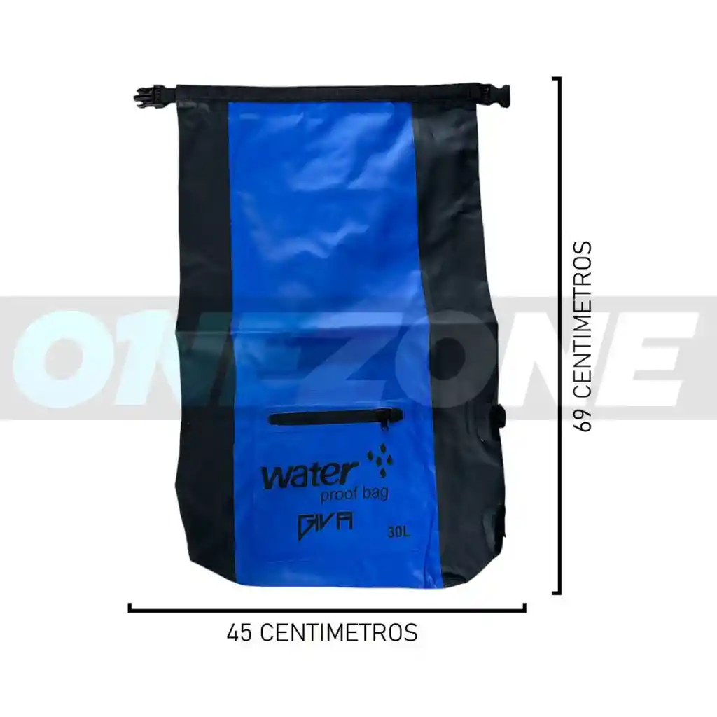 Morral Impermeable Gvs 30-litros Water Proof Bag/ Azul-rey