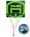 Tablero De Baloncesto + Aro + Malla + Pelota Golty En Caucho Verde