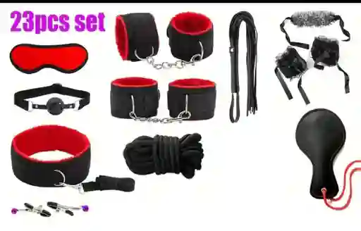 Kit Completo Bondage Color Rojo