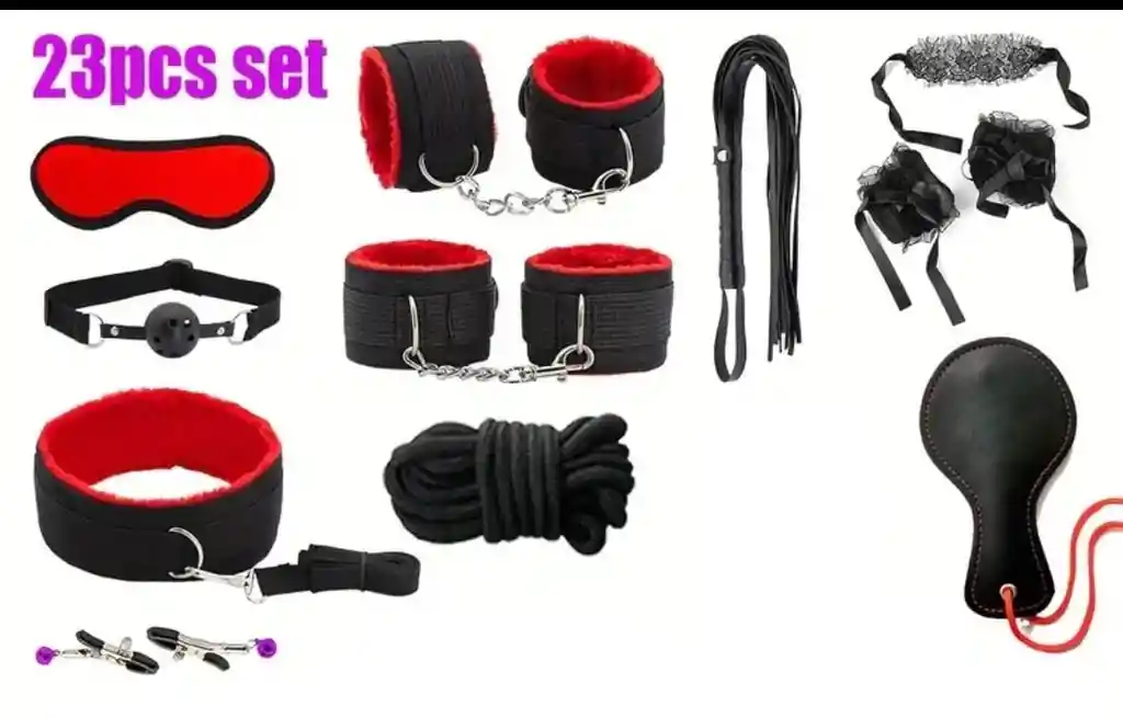 Kit Completo Bondage Color Rojo