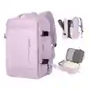 Morral Viaje Maleta De Mano Impermeable Expandible Dama Usb