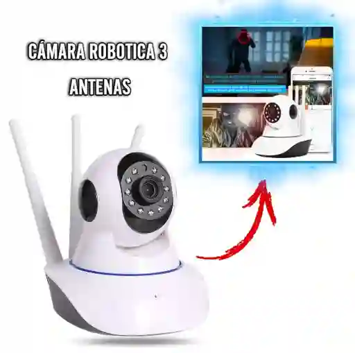 Cámara Robótica 3 Antenas: Protección Total Con Visión Expandida