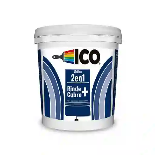 Pintura Ico Vinilo Tipo 1 Blanco Galón