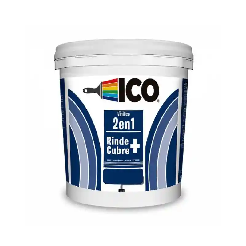 Pintura Ico Vinilo Tipo 1 Blanco Galón
