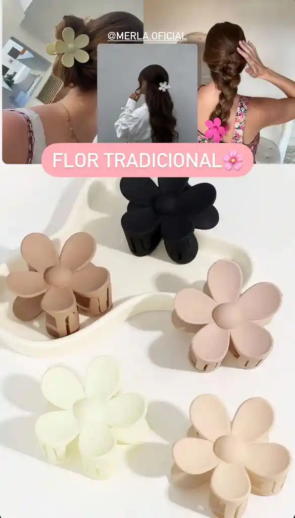 Gancho Flor Tradicional