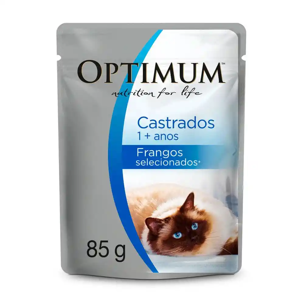 Optimus Pouch Cat Castrado Pollo 85 Gr