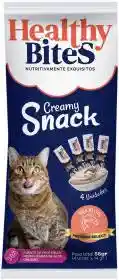 Healthy Bites Cream Cat Salmon X4 56 Gr