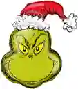 Globo Metalizado De Cabeza Del Grinch Para Navidad