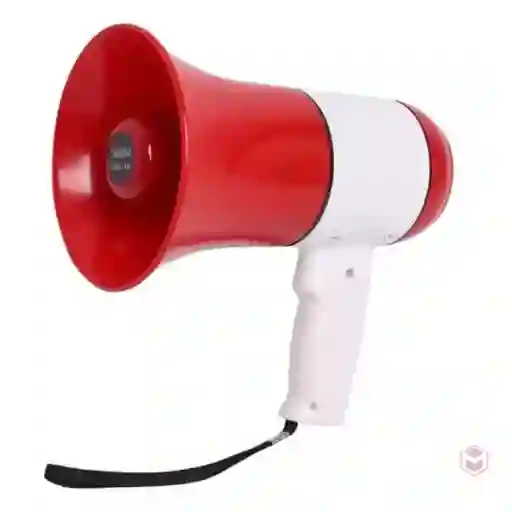 Megafono Perifoneo Recargable Microfono Bocina Grabacion