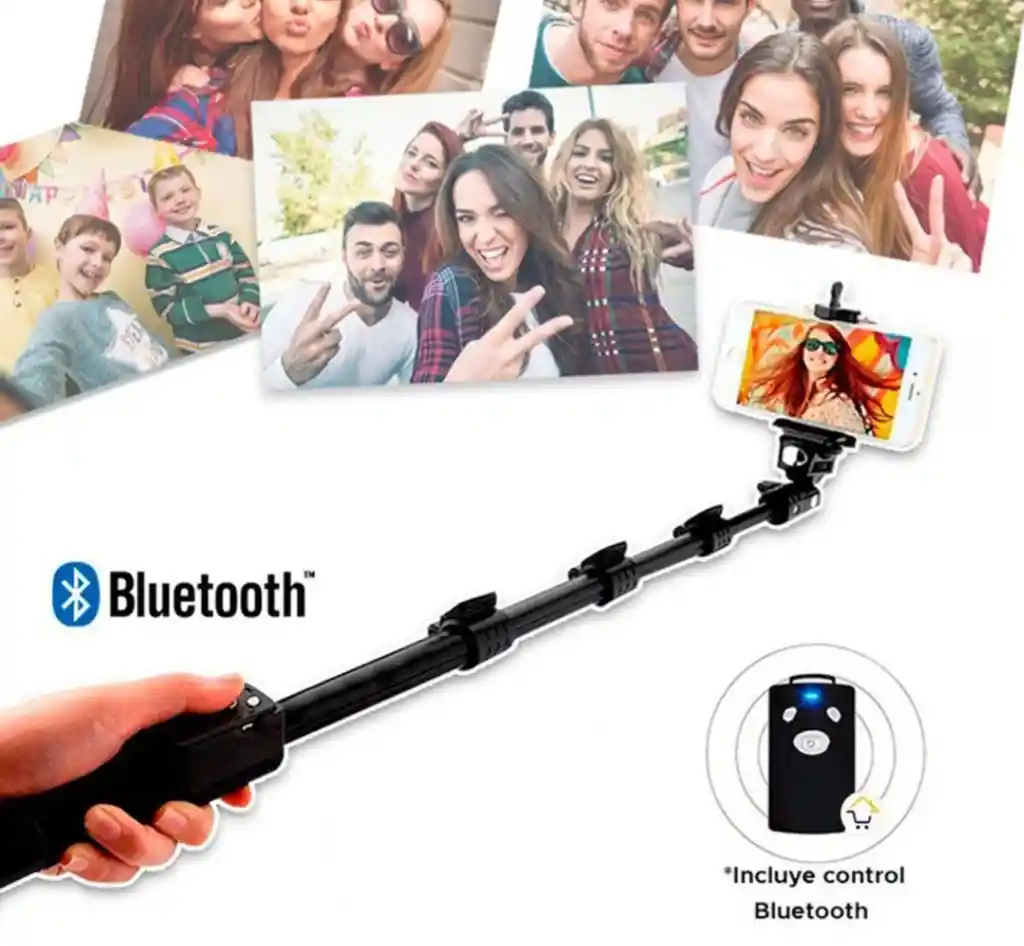 Palo Selfie Profesional + Bluetooth Mando Yunfeng 1288