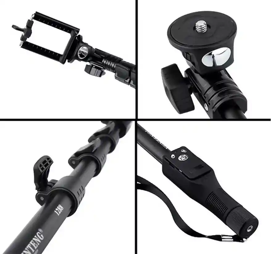 Palo Selfie Profesional + Bluetooth Mando Yunfeng 1288