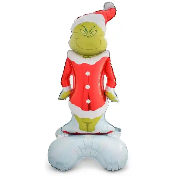 Globo Grande Metalizado Del Grinch Para Navidad