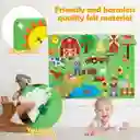 Tablero Educativo De Aprendizaje Temprano, Tablero De Granja De Fieltro Reutilizable
