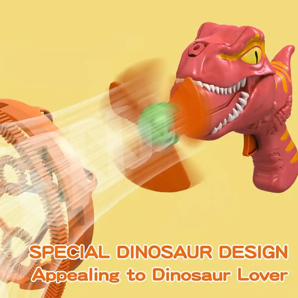 Dinosaurio Rex Burbujas Automática Juguete Niños + Liquido