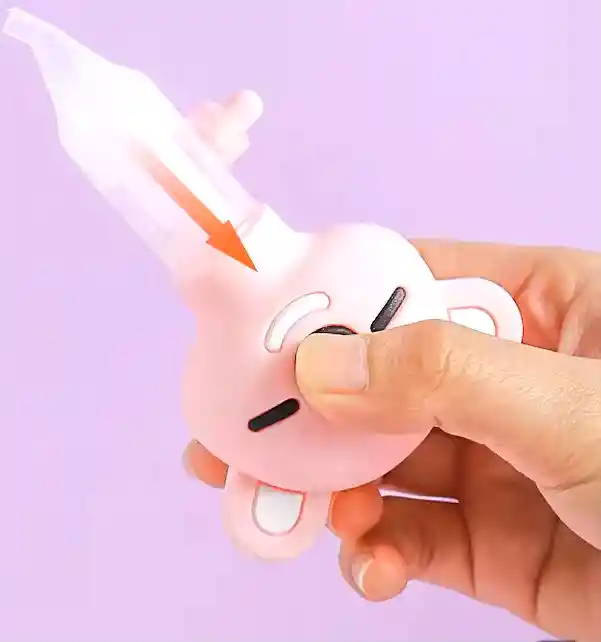 Aspirador Nasal Manual + Pinza Con Estuche (verde)