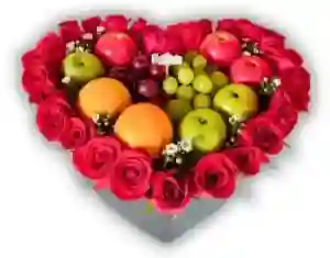 Arreglo Floral Con Frutas