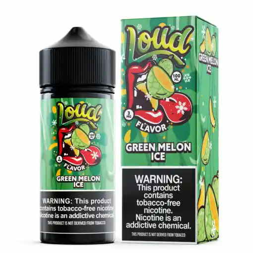 Loud Sub-ohm Green Melon Ice 3mg 100ml