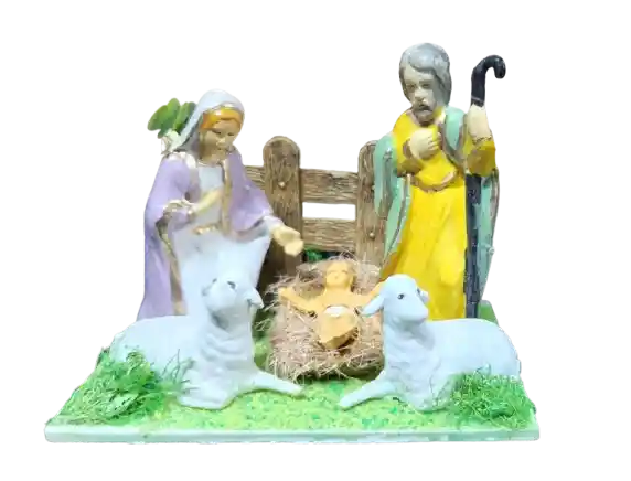 Figura Decorativa Para Pesebre #4042 - Pesebre 9cm X 11