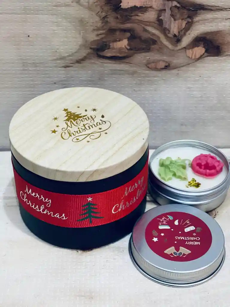 Velas De Navidad Con Aroma