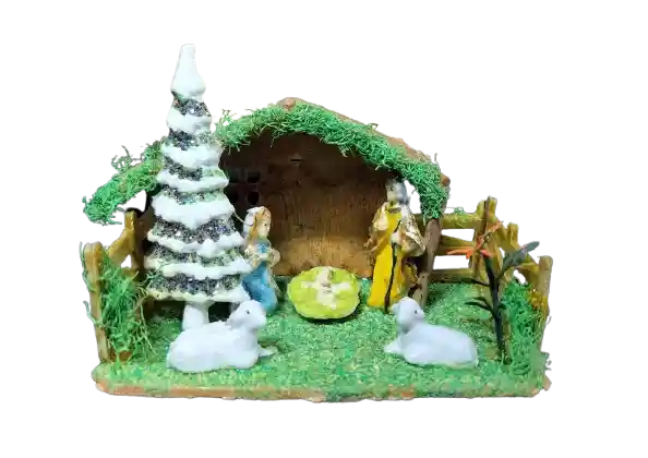 Figura Decorativa Para Pesebre #4017 - Pesebre 7.5cm X 9.5cm