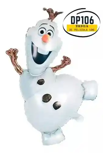 Olaf / Muñeco De Nieve 32 Pulg Globo Metalizado Decoracion Navidad